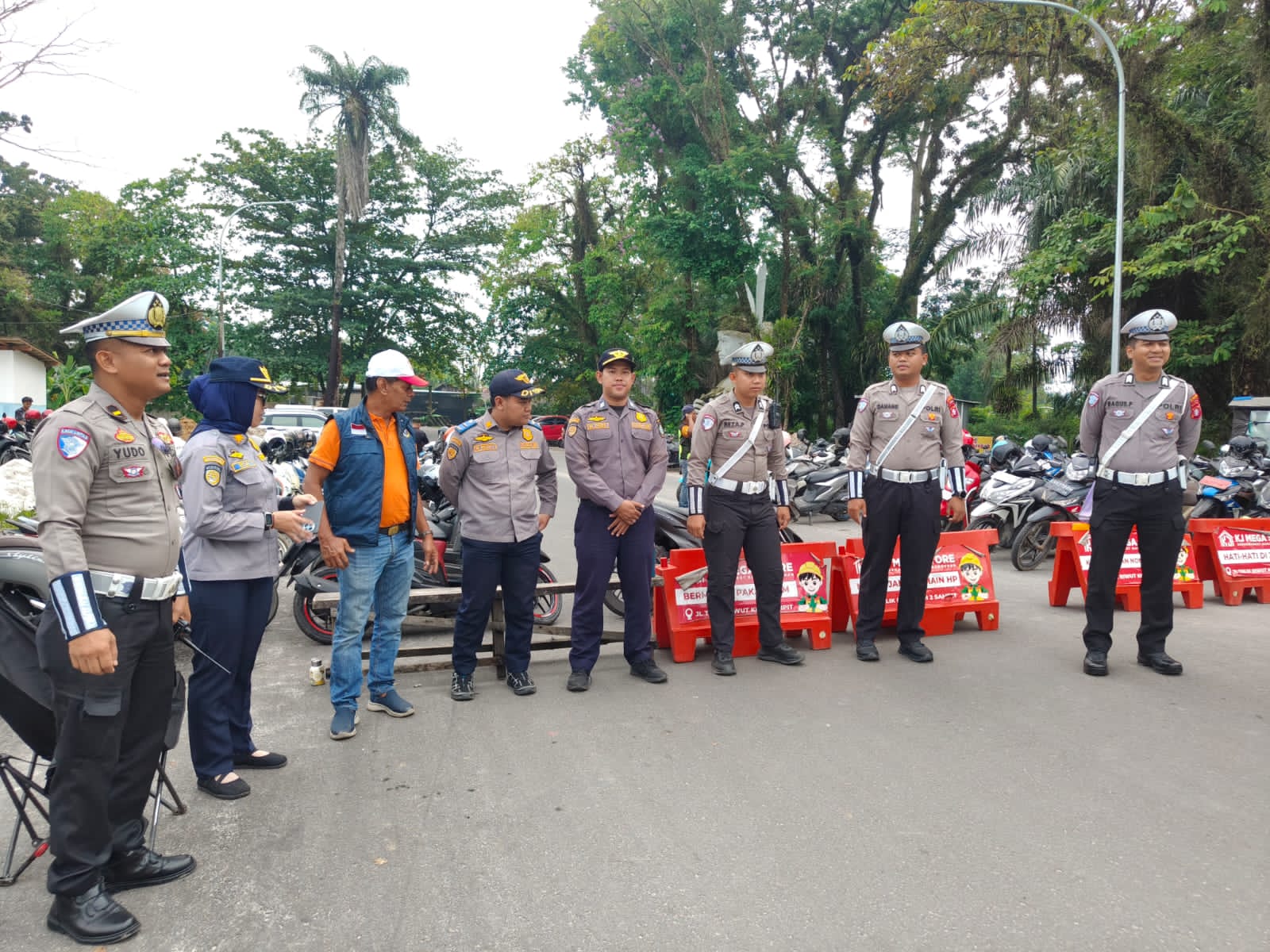 Jaga Kelancaran CFD dan Operasi Keselamatan Telabang 2026, Satlantas Polres Kotim Lakukan Rekayasa Arus Lalu Lintas