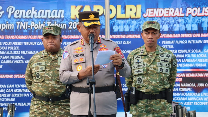 Amankan Malam Takbir, Polresta Tangerang dan Forkopimda Gelar Apel dan Patroli Skala Besar