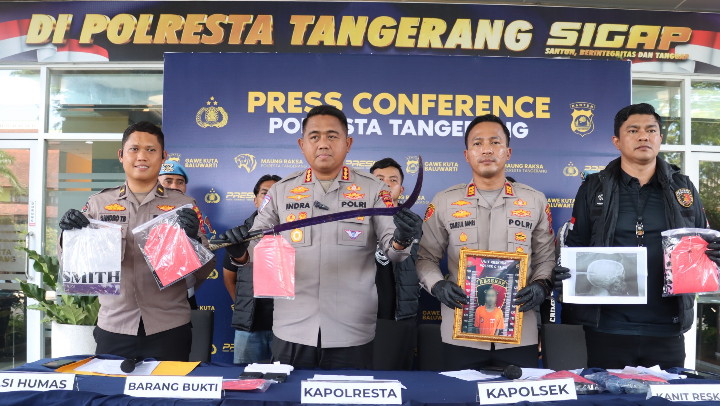 Tawuran Remaja Satu Orang Luka Parah, Polresta Tangerang Bekuk Amankan Tersangka