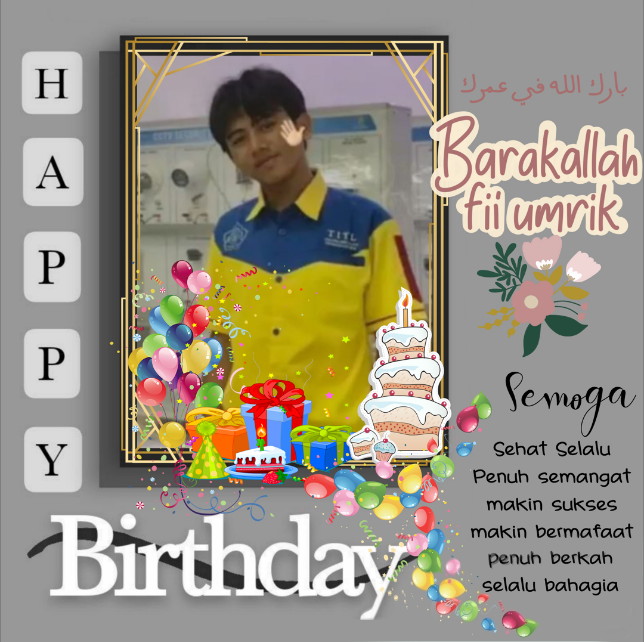 Selamat Ulang tahun Moh Ikbal Baetulrahman yang ke 18 th.