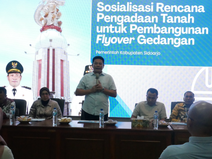 Pemkab Sidoarjo Sosialisasikan Pengadaan Tanah Flyover Gedangan, Target Rampung Akhir 2026
