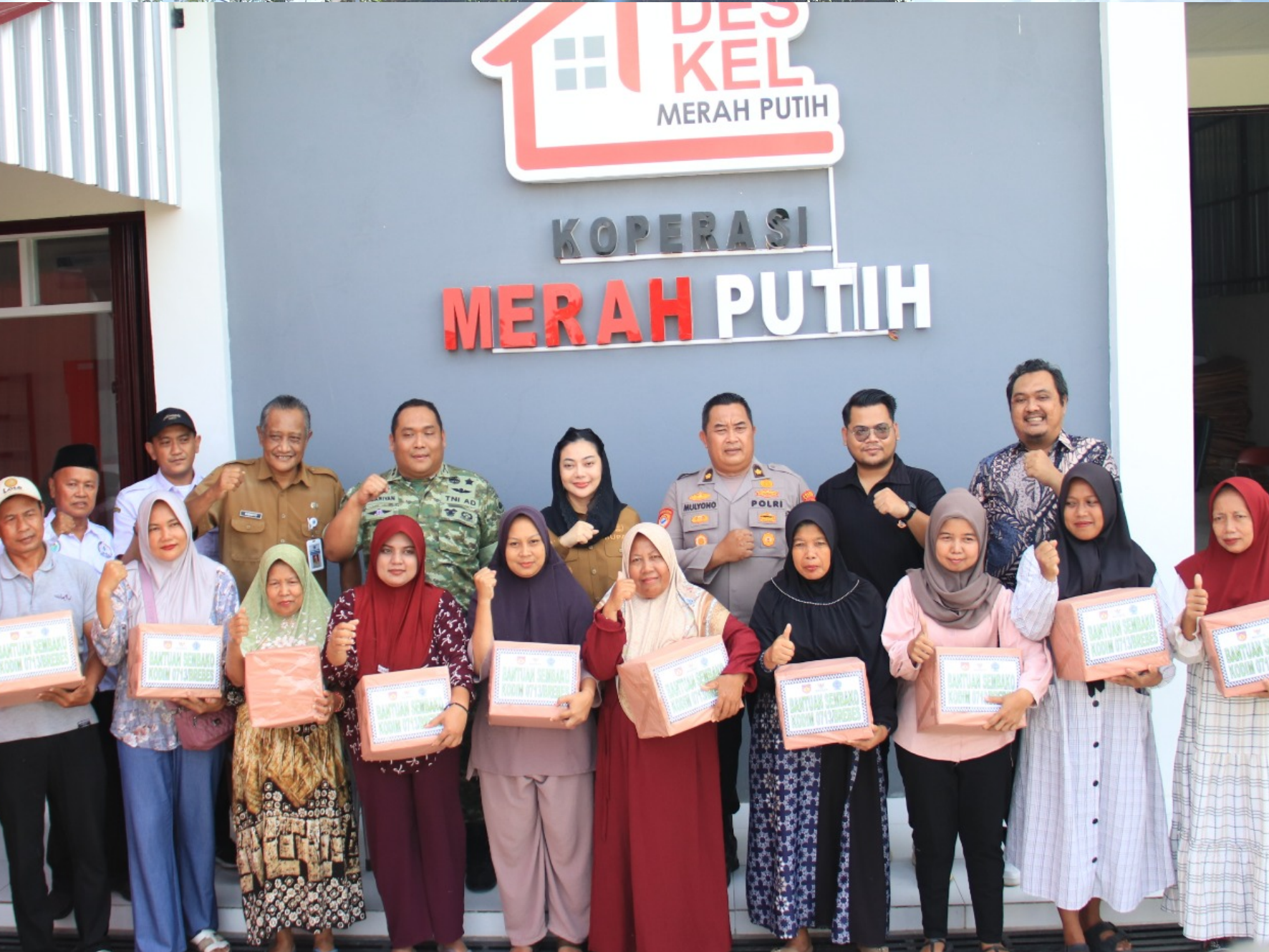 Siap Dukung Program MBG dan UMKM,162 Koperasi Desa Merah Putih  Dibangun di Kabupaten Brebes