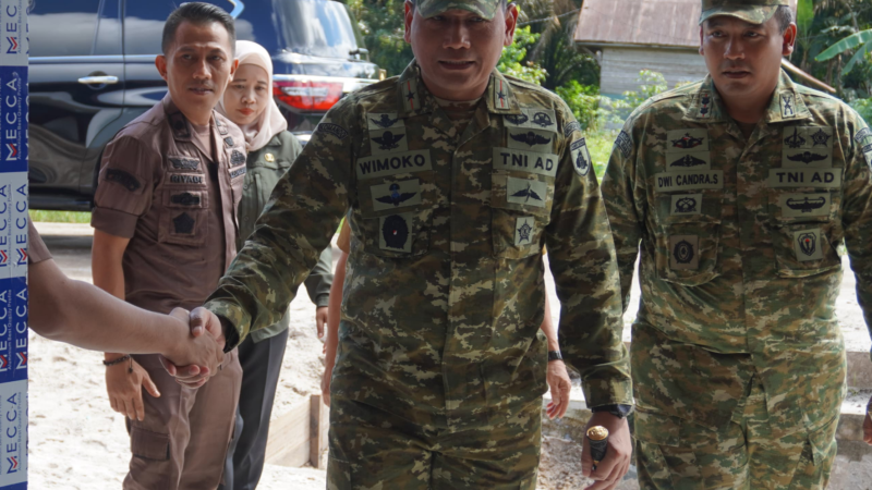 Dandim 1015/Sampit Hadiri Vicon Peresmian Operasionalisasi 1.061 KDKMP