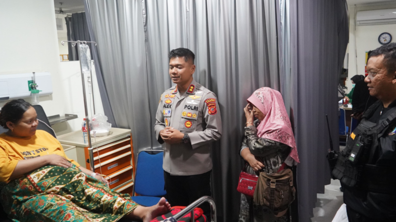Patroli Jago Polres Cianjur Berhasil Evakuasi Ibu Hamil Hingga Melahirkan Bayi Kembar dengan Selamat