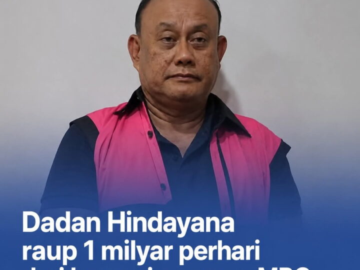 Fantastis..!, Dadan Hindayana Raup 1 Milyar Perhari Dari Korupsi Program MBG