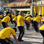 Jaga Stamina Layani Masyarakat, Polres Kotim Rutin Gelar Olahraga Pagi Setiap Jumat