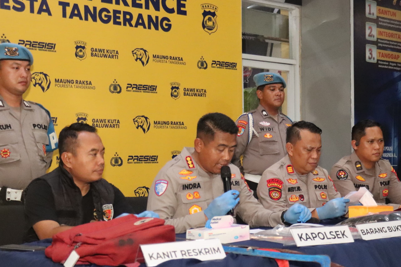 Kurang dari 24 Jam, Polresta Tangerang Ungkap Tawuran yang Tewaskan Satu Pelajar di Sindang Jaya