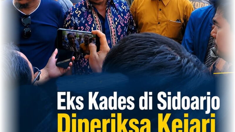Kejari Periksa Eks Kepala Desa Damarsi Sidoarjo Soal Tanah Kas Desa Dijadikan Kamar Kos