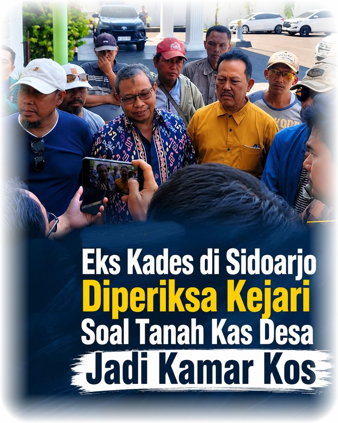 Kejari Periksa Eks Kepala Desa Damarsi Sidoarjo Soal Tanah Kas Desa Dijadikan Kamar Kos