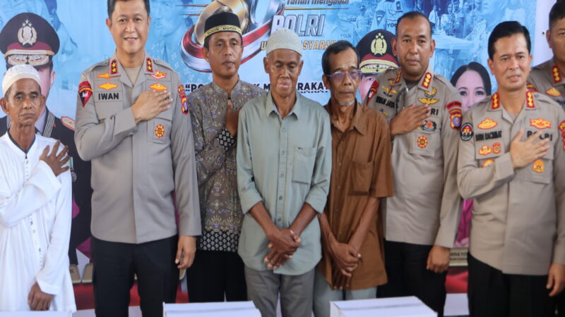 Polri Untuk Masyarakat, Polda Kalteng Salurkan Bansos dan Layanan Kesehatan untuk Korban Kebakaran di Palangka Raya