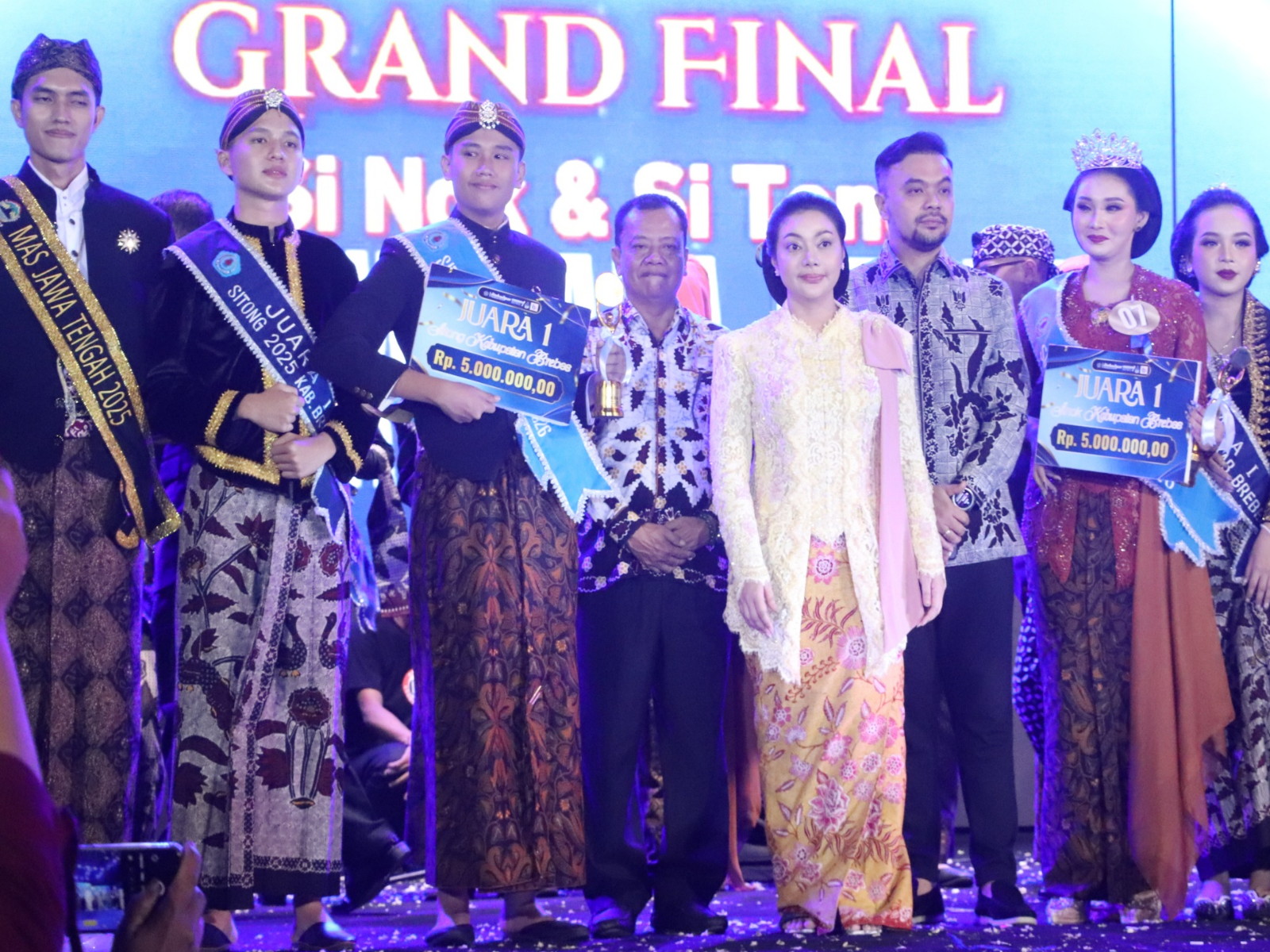 Malam Puncak Grand Final Pemilihan Sinok Sitong Duta Wisata Kabupaten Brebes