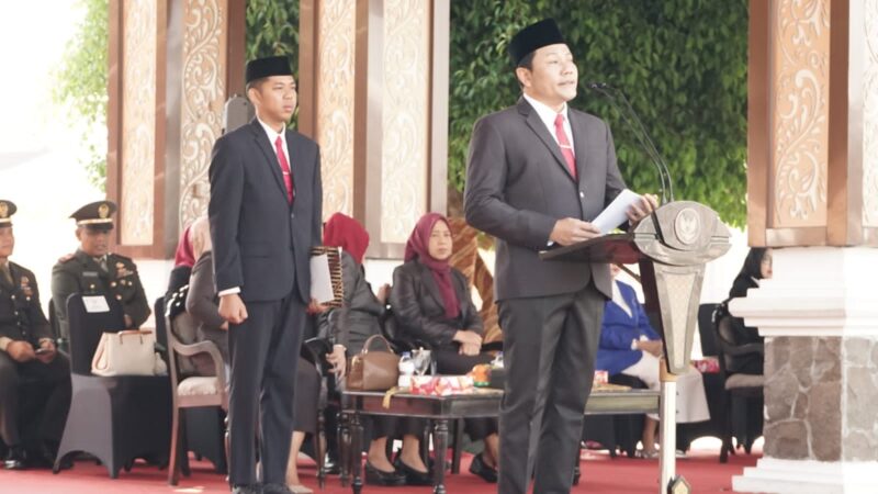 Bupati Sidoarjo Subandi Pimpin Upacara Hari Lahir Pancasila “Pancasila Harus Menjadi Ideologi yang Hidup di Tengah Masyarakat”.