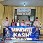 Polsek Cikupa Amankan Ibadah Minggu Kasih, Wujudkan Rasa Aman bagi Jemaat Kristiani