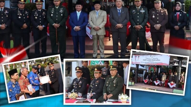 Kapolres Kotim Hadiri Upacara Hari Lahir Pancasila 2026 di Lapangan Pemda