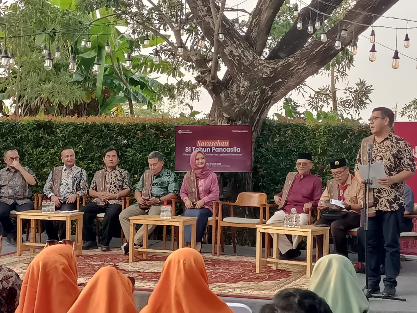 Padepokan Kalisoga Kecamatan Larangan Brebes Menjadi Tempat Diskusi Bersejarah, Akademisi dan Pejabat Bahas Esensi Pancasila dalam Bernegara