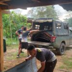 Ciptakan Kondisi Lingkungan Sehat, Personel Kodim 1015/Sampit Gelar Pembersihan Pangkalan