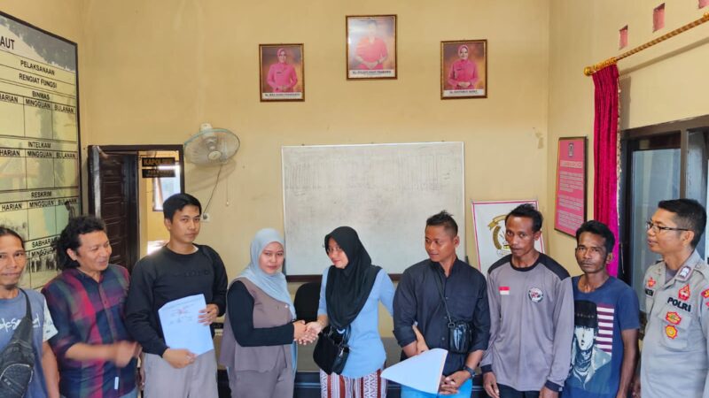 Redam Konflik Medsos, Polsek Pulau Hanaut Sukses Selesaikan Kasus Pencemaran Nama Baik Lewat Problem Solving
