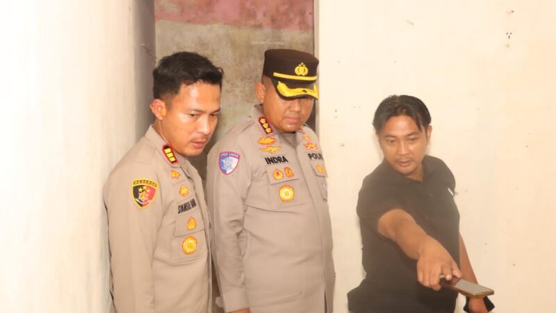 Kapolresta Tangerang Cek TKP Mayat Tukang Cilok di Cikupa