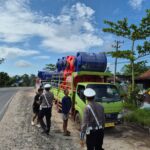 Tingkatkan Kamseltibcar Lantas, Satlantas Polres Kotim Gelar Sosialisasi dan Edukasi Serentak di Kota Sampit