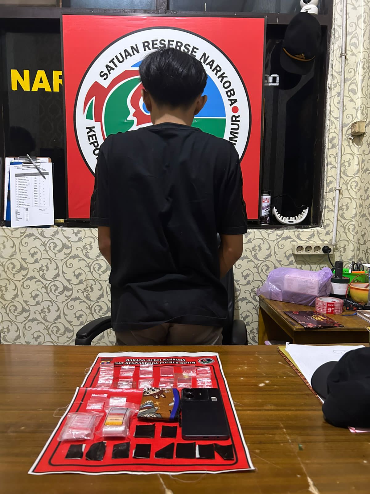 Simpan 10 Paket Sabu di Lemari, Pemuda di Baamang Diciduk Satresnarkoba Polres Kotim