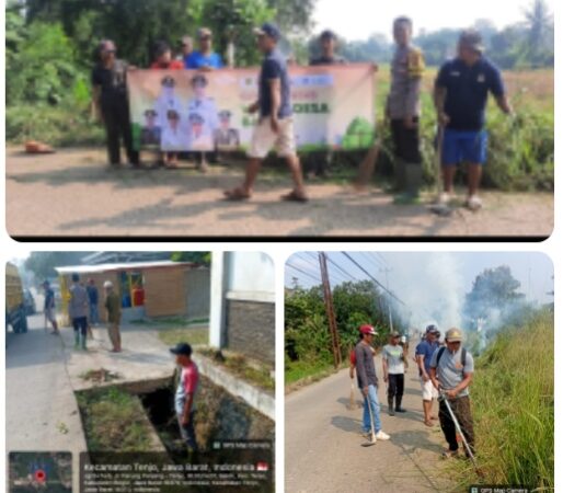 DESA BATOK KECAMATAN TENJO GELAR GOTONG ROYONG SAMBUT HARI JADI KABUPATEN BOGOR KE-544
