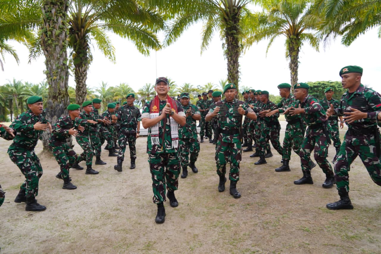Pangdam I/BB Kunjungi Kipan-A Yonif 125/SMB, Perkuat Moril dan Soliditas Prajurit
