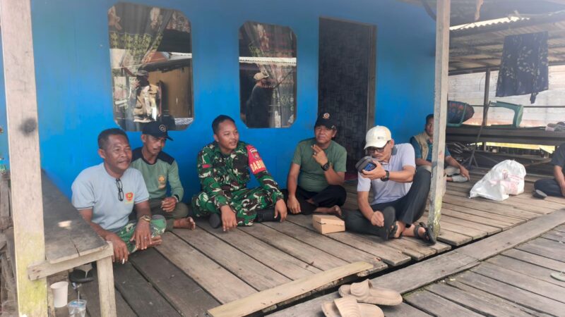 Babinsa Koramil 1015-09/Seruyan Hilir Melaksanakan Komsos Dengan Warga Binaan