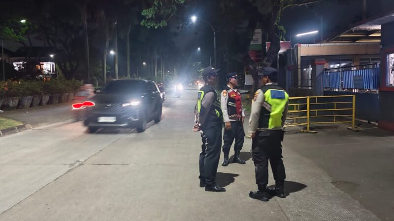 Patroli Pusaka Gabungan Polresta Tangerang Sisir Titik Keramaian di Citra Raya, Antisipasi Kejahatan dan Balap Liar