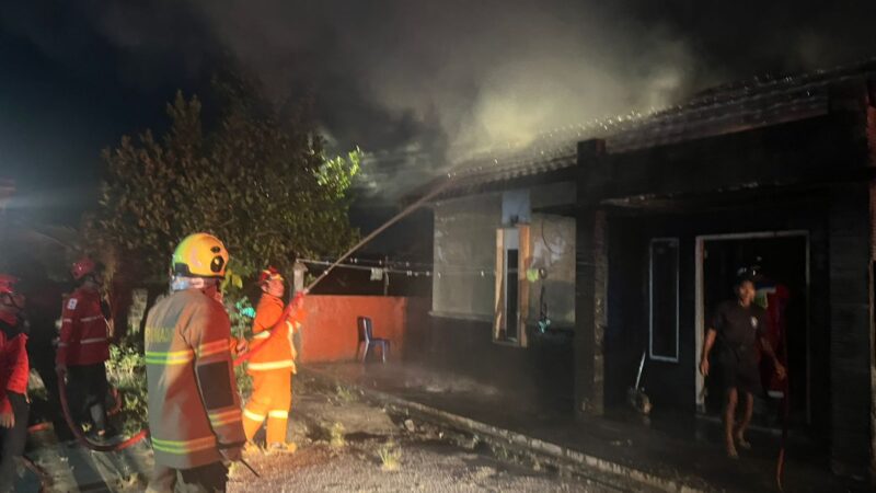 Si Jago Merah Hanguskan Satu Unit Rumah di Perum Yudi Idola Sampit, Kerugian Ditaksir Rp 150 Juta