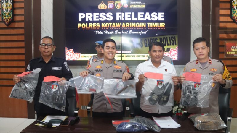 Pengaruh Miras dan Narkoba, Pria di Kotim Tega Habisi Korban dengan Badik