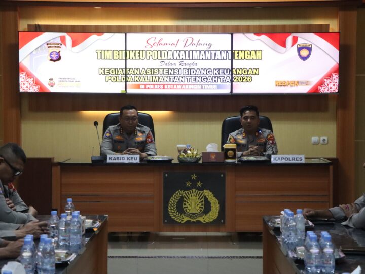 Tingkatkan Efisiensi Anggaran, Polres Kotim Terima Tim Asistensi Bidkeu Polda Kalteng