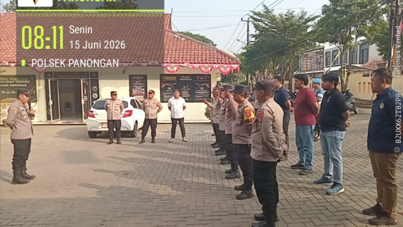 Kapolsek Panongan Pimpin Apel Pagi, Tekankan Kedisiplinan dan Kesiapsiagaan Personel