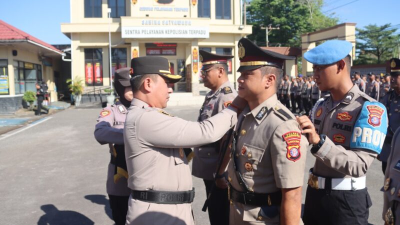 Pimpin Sertijab, Kapolres Kotim Tegaskan Mutasi Jabatan Sebagai Upaya Pengembangan Karier Personel