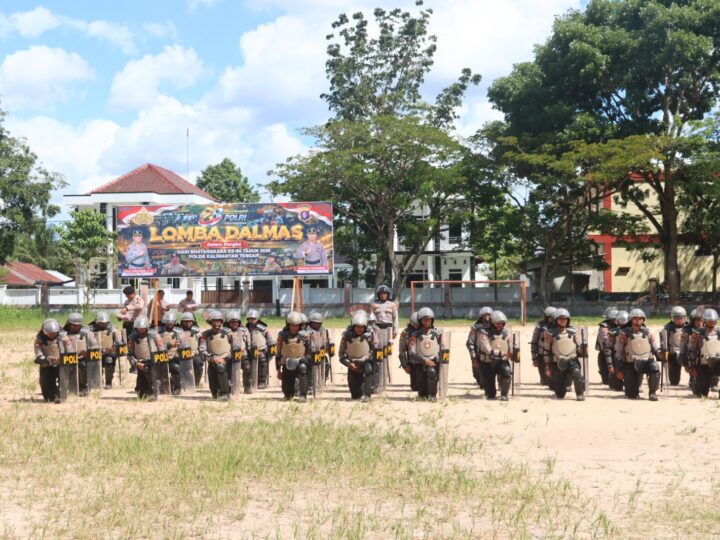 Unjuk Ketangguhan, Sat Samapta Polres Kotim Beri Penampilan Terbaik di Lomba Dalmas Polda Kalteng