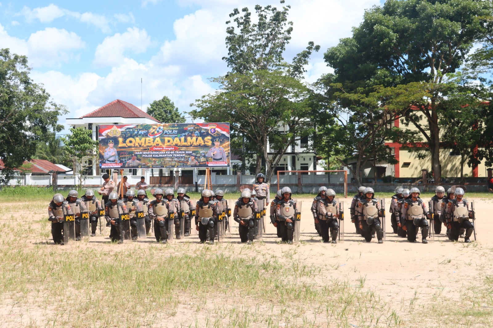 Unjuk Ketangguhan, Sat Samapta Polres Kotim Beri Penampilan Terbaik di Lomba Dalmas Polda Kalteng