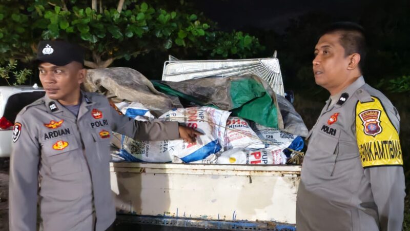 Polsek Jaya Karya Ungkap Tindak Pidana Ekonomi, Gagalkan Penyelewengan 80 Karung Pupuk Bersubsidi