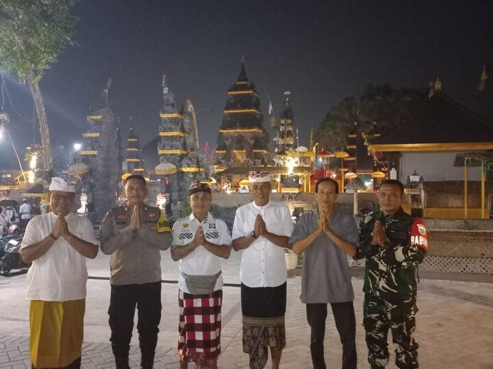 POLSEK TIGARAKSA MELAKSANAKAN KEGIATAN PENGAMANAN PERINGATAN HARI SUCI GALUNGAN 2026