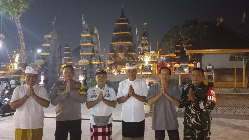 POLSEK TIGARAKSA MELAKSANAKAN KEGIATAN PENGAMANAN PERINGATAN HARI SUCI GALUNGAN 2026