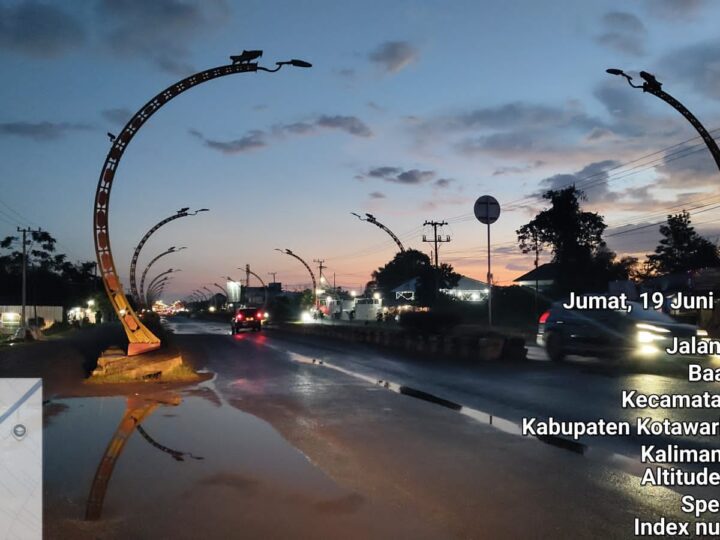 Sebagian Lampu Terowongan Nur Mentaya Padam, Warga Keluhkan Minimnya Perawatan Landmark Kota Sampit