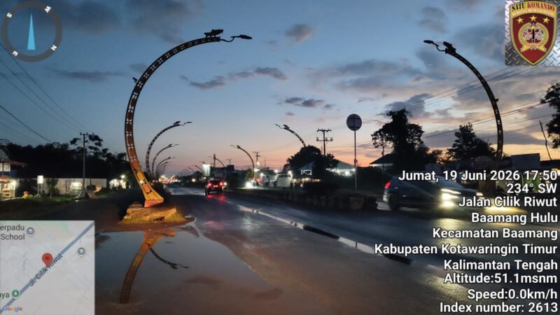 Sebagian Lampu Terowongan Nur Mentaya Padam, Warga Keluhkan Minimnya Perawatan Landmark Kota Sampit