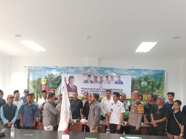 Perkuat Ketahanan Pangan, Pengurus Tani Merdeka Indonesia Kecamatan Parungpanjang Resmi Dilantik