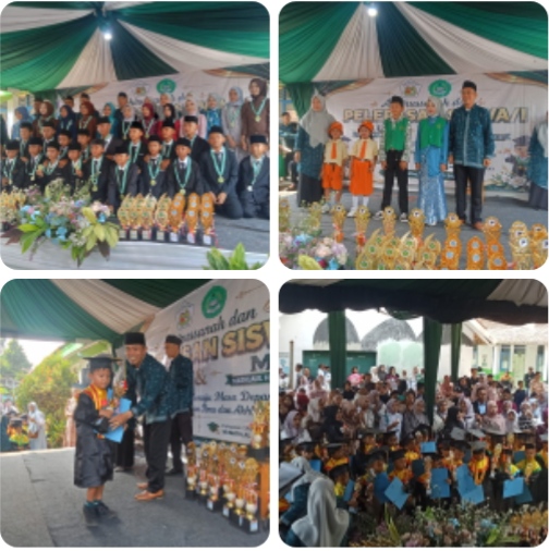 Pelepasan& Wisuda Siswa Siswi Paud Insan Kreasi& MI, Mathla’ul Kelas VI Cilejet RT 01/02 Desa Batok kecamatan Tenjo Berjalan Dengan Lancar