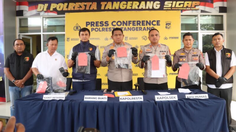 Ngaku Polisi Lalu Peras Warga, Enam Orang Diamankan Polresta Tangerang