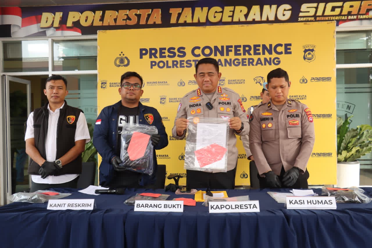 Polresta Tangerang Amankan Dua Orang Kasus Kekerasan Seksual Kepada Anak di Bawah Umur
