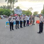Jaga Kenyamanan Warga, Satlantas Polres Kotim Amankan Kegiatan CFD di Taman Kota Sampit