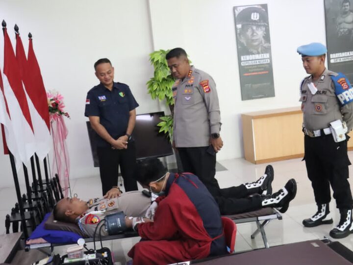 Polresta Tangerang Gelar Donor Darah, Bakti Kesehatan Maknai Hari Bhayangkara