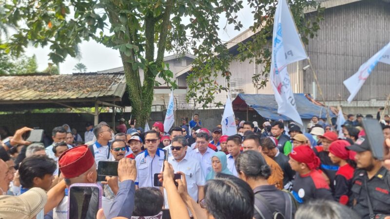 Said Iqbal Hadir di PT Molex Ayus, Polsek Cikupa Kawal Aksi Buruh Tetap Aman dan Kondusif