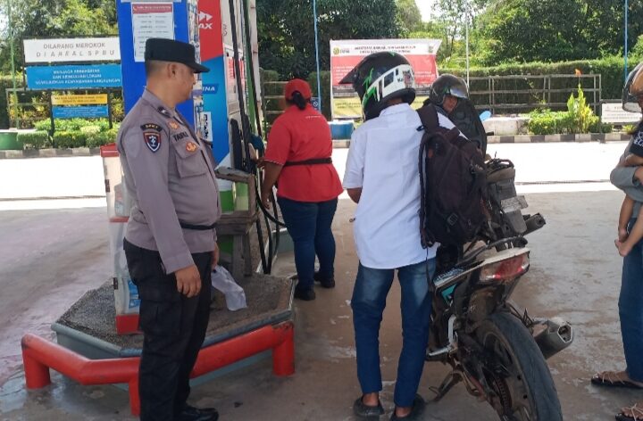 Polsek Baamang Gelar Patroli Preventif di Sejumlah SPBU, Pastikan Situasi Aman dan Tertib