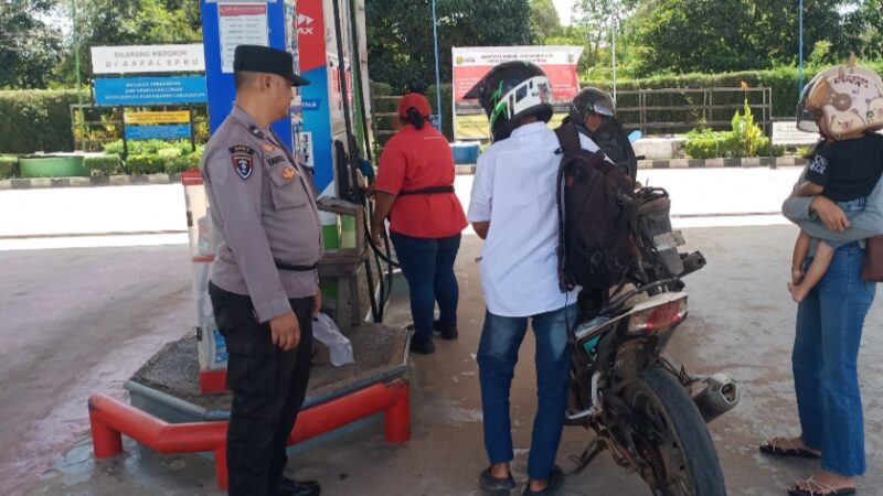 Polsek Baamang Gelar Patroli Preventif di Sejumlah SPBU, Pastikan Situasi Aman dan Tertib