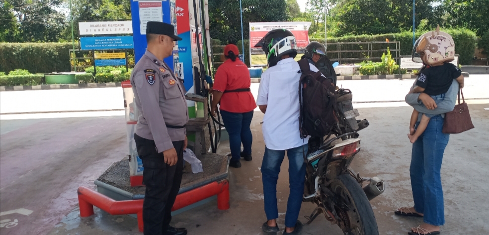 Polsek Baamang Gelar Patroli Preventif di Sejumlah SPBU, Pastikan Situasi Aman dan Tertib